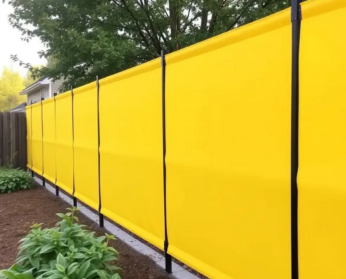 Temporary Privacy Screens